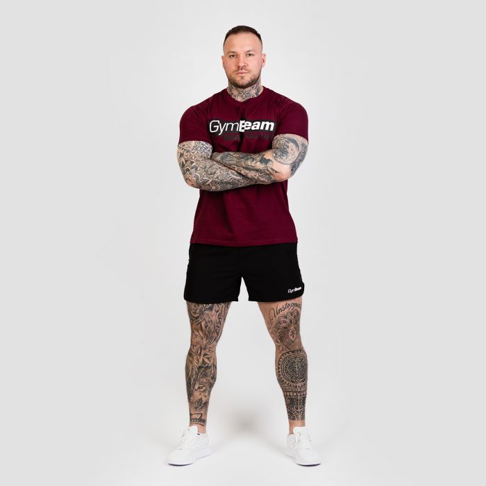 T-Shirt da Uomo Beam Burgundy - GymBeam M