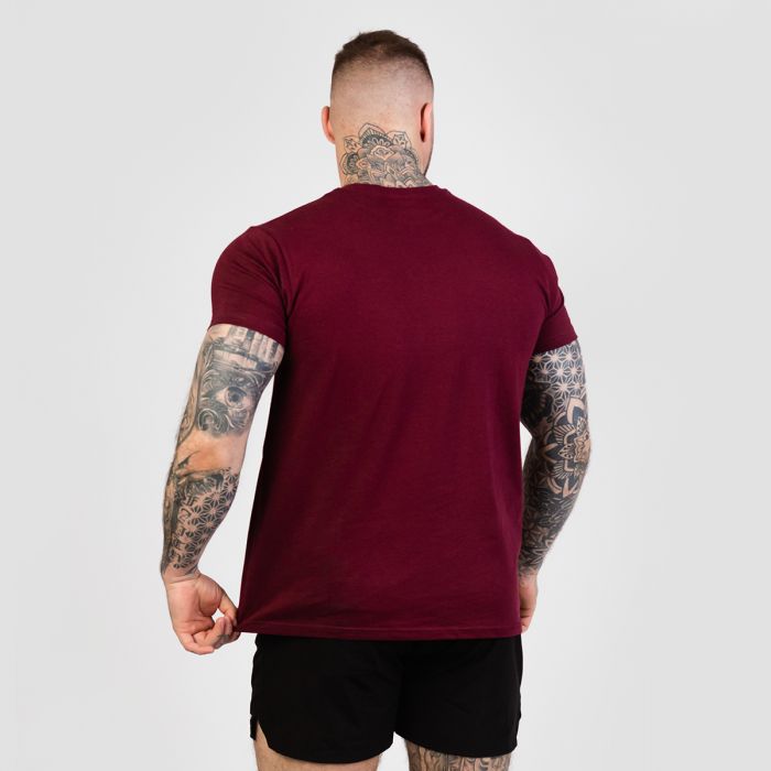 T-Shirt da Uomo Beam Burgundy - GymBeam M