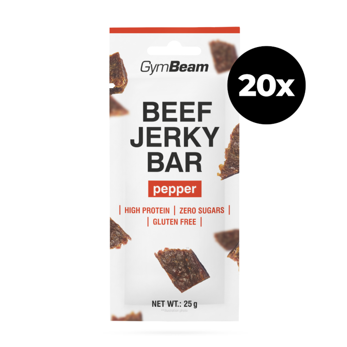 Beef Jerky Bar - GymBeam 25 g - Originale