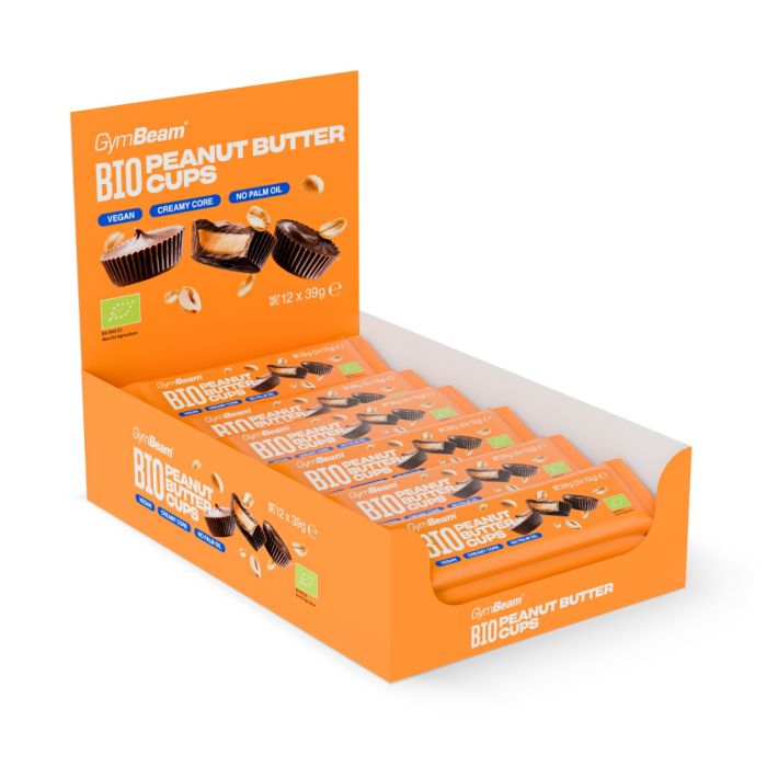 Peanut Butter Cups BIO - GymBeam 39 g