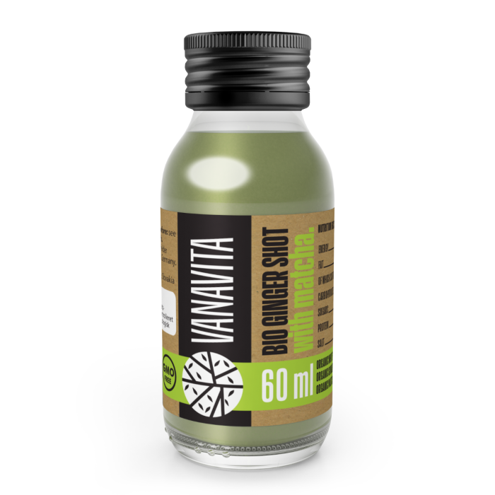 Shot di Zenzero con Matcha BIO - VanaVita 60 ml