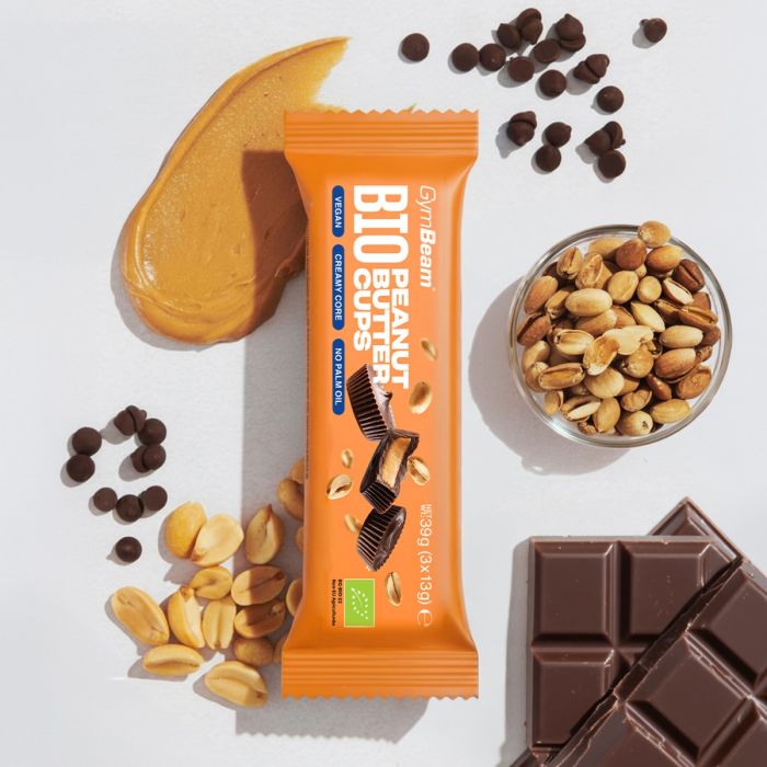 Peanut Butter Cups BIO - GymBeam 39 g