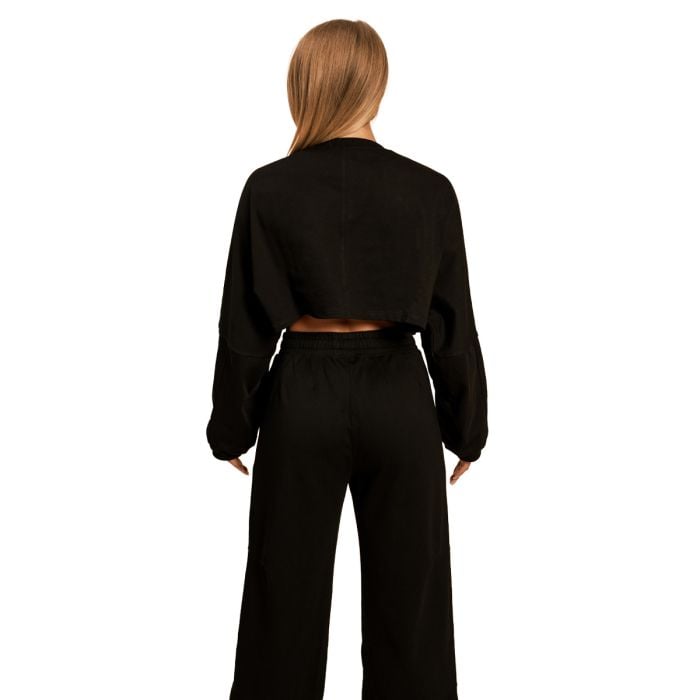 Felpa da Donna Bliss Cropped Black - BeastPink S