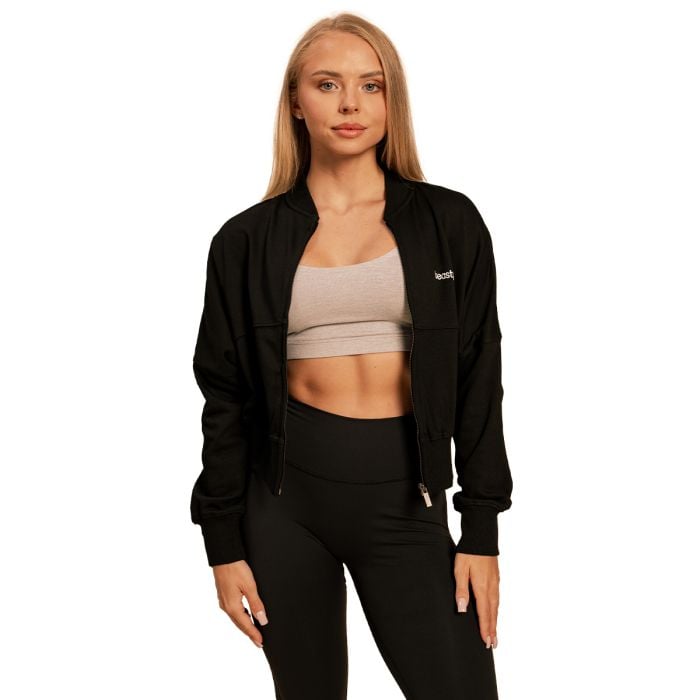Felpa da Donna Bliss Zip-Up Black - BeastPink XS