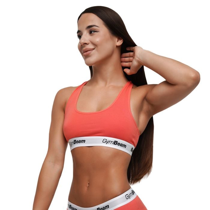 Bralette Strawberry Red - GymBeam S