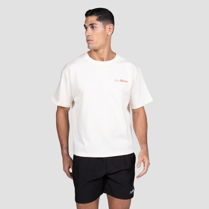 Maglietta Budapest Cream - GymBeam XXL
