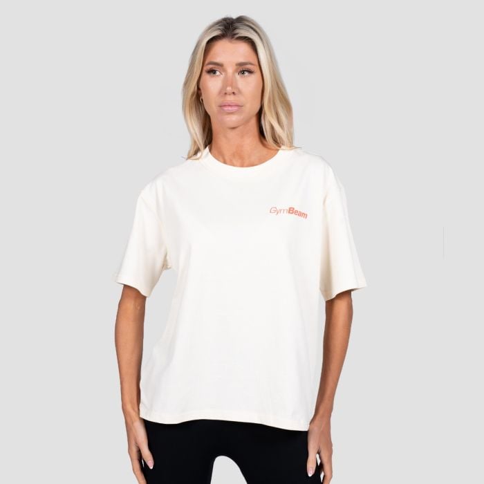Maglietta Budapest Cream - GymBeam XXL