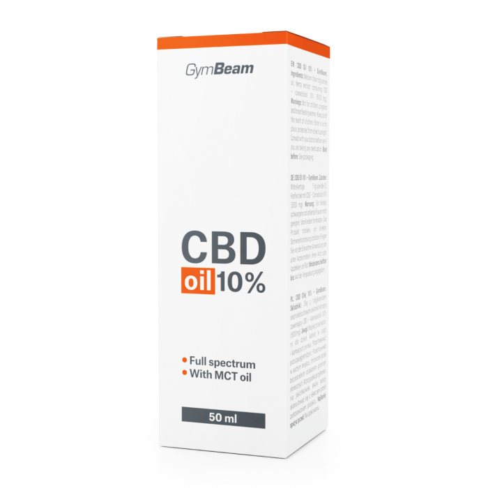 Olio di CBD al 10% 50 ml - GymBeam 50 ml