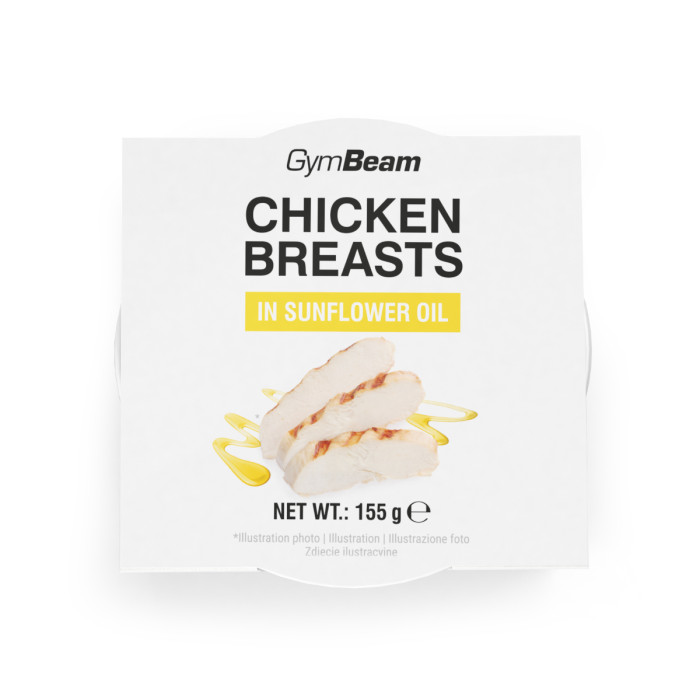 Petto di Pollo in Olio di Semi di Girasole - GymBeam 155 g