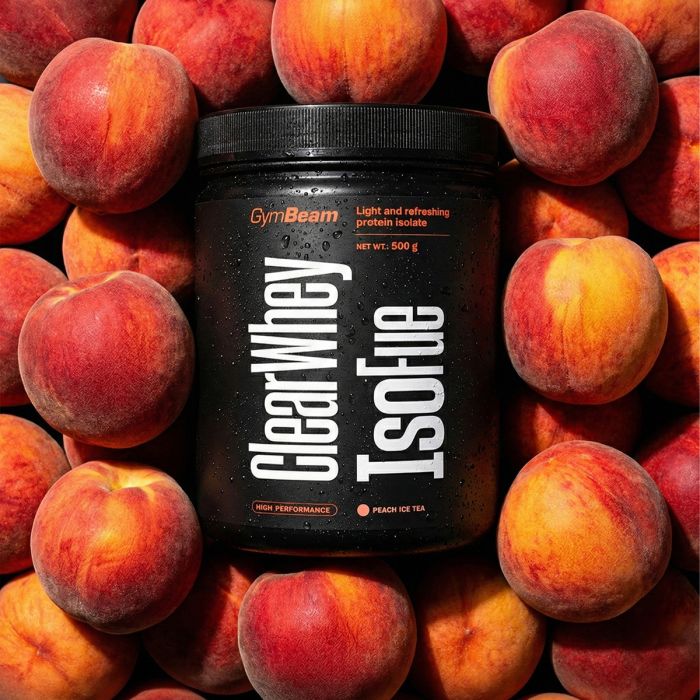 Clear Whey IsoFue - GymBeam 1000 g - Tè Freddo alla Pesca