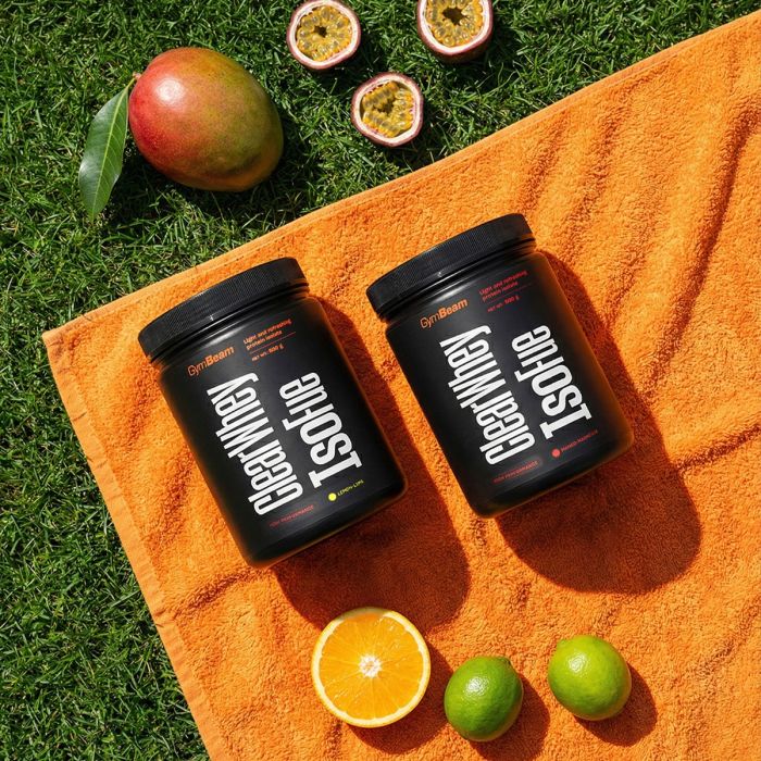 Clear Whey IsoFue - GymBeam 1000 g - Tè Freddo alla Pesca