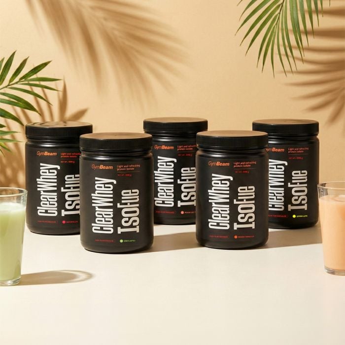 Clear Whey IsoFue - GymBeam 1000 g - Tè Freddo alla Pesca