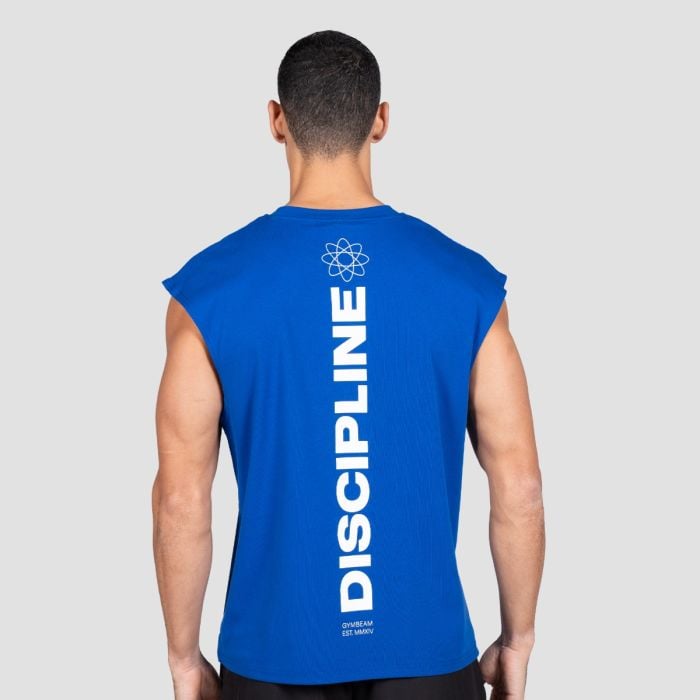 Canotta Discipline Blue - GymBeam XXL