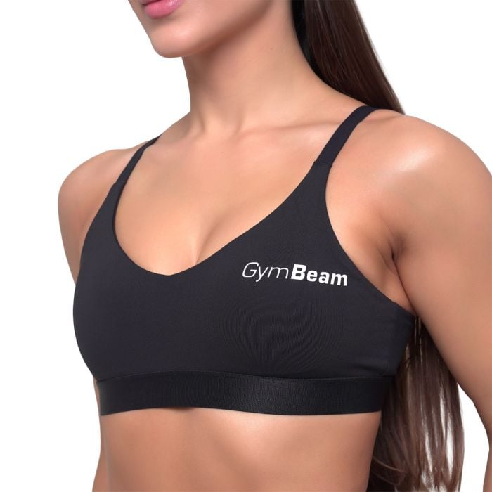 Reggiseno Sportivo String Essence Black - GymBeam M