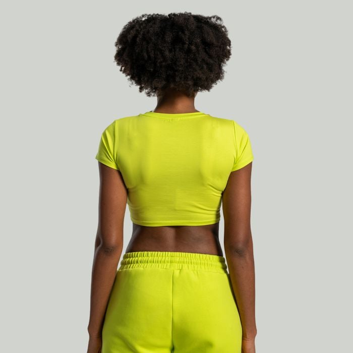 Crop Top Essential Moon da Donna Chartreuse - STRIX M