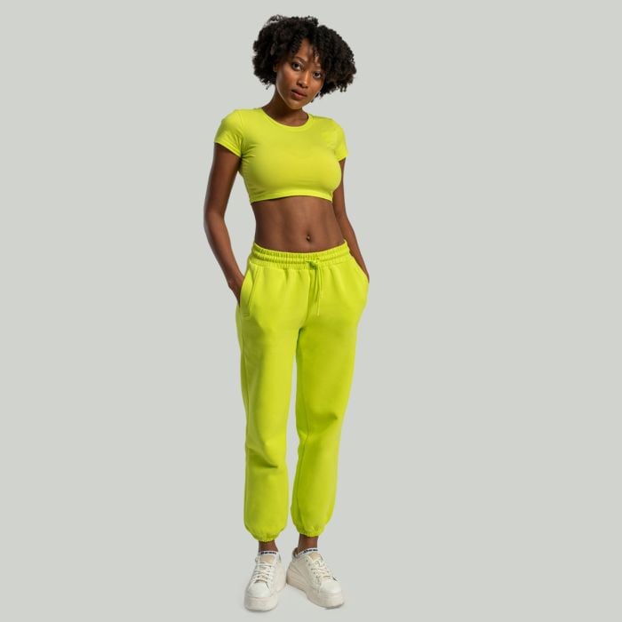 Crop Top Essential Moon da Donna Chartreuse - STRIX M