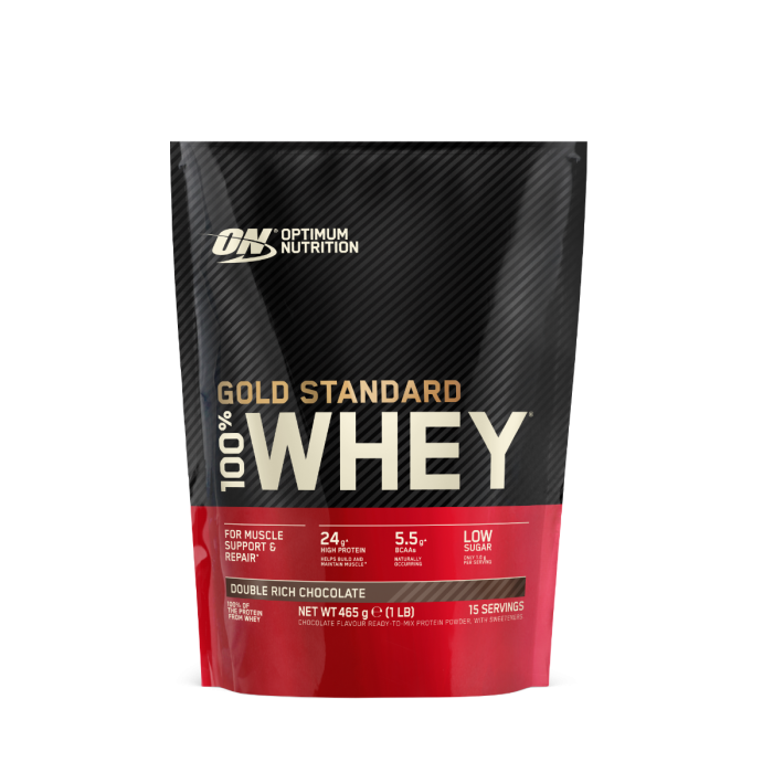 100% Whey Gold Standard - Optimum Nutrition 450 g - Doppio Cioccolato Gusto Intenso