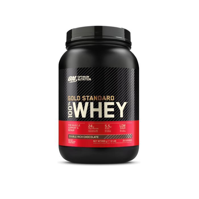 100% Whey Gold Standard - Optimum Nutrition 896 g - Doppio Cioccolato Gusto Intenso
