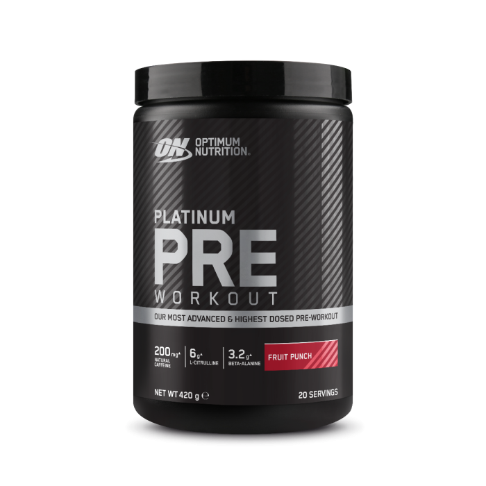 PLATINUM Pre Workout - Optimum Nutrition 420 g - Punch alla Frutta