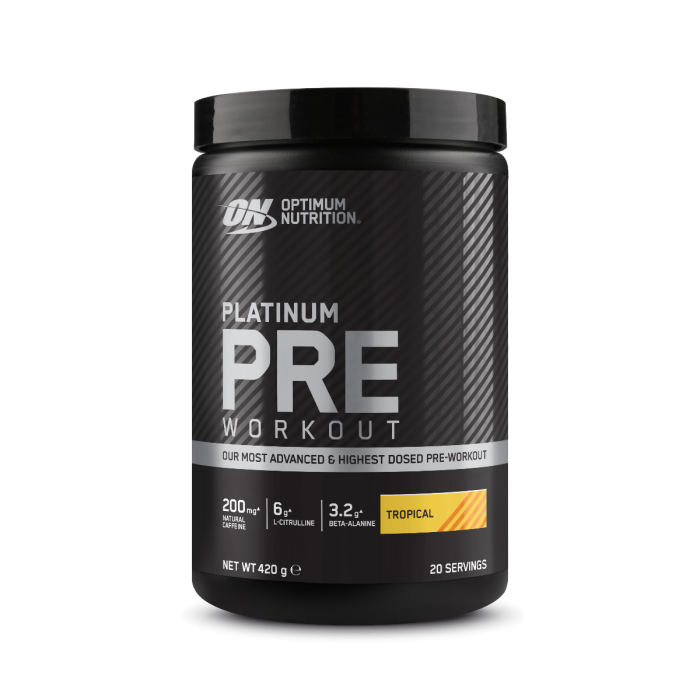 PLATINUM Pre Workout - Optimum Nutrition 420 g - Punch alla Frutta