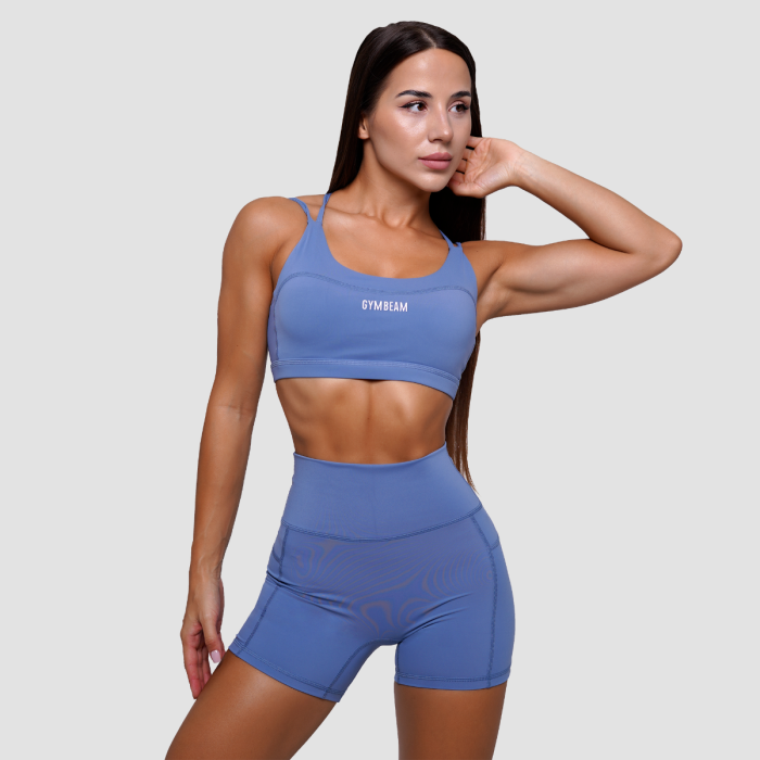 Reggiseno Sportivo FIT Steel Blue - GymBeam S
