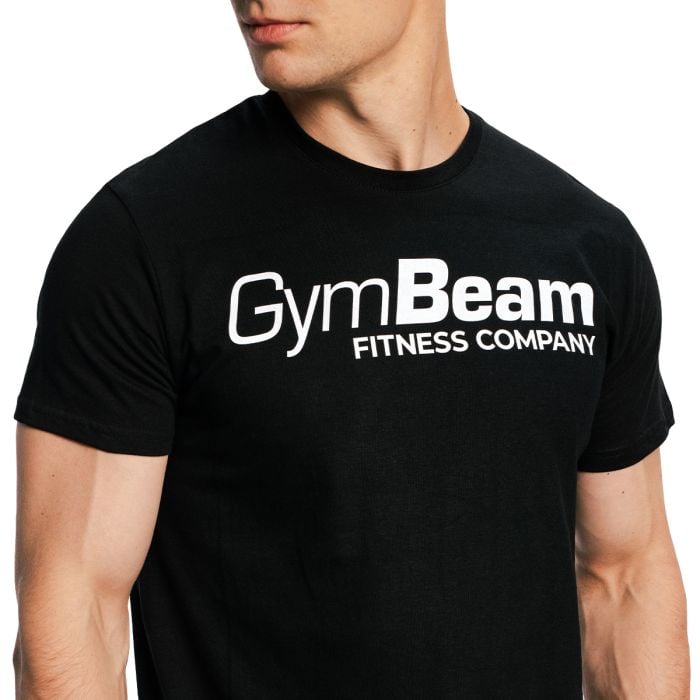 Maglietta Fitness Black - GymBeam L