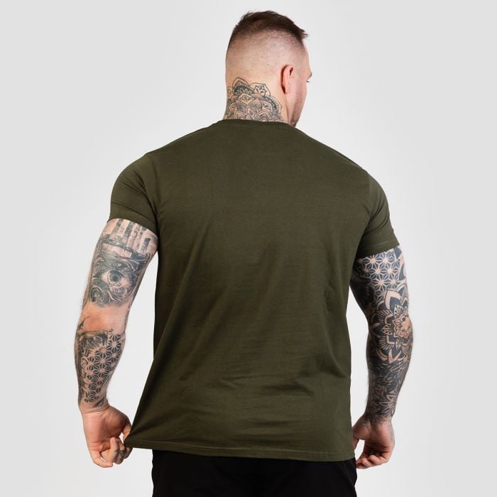 T-Shirt da Uomo Grow Military Green - GymBeam XXL