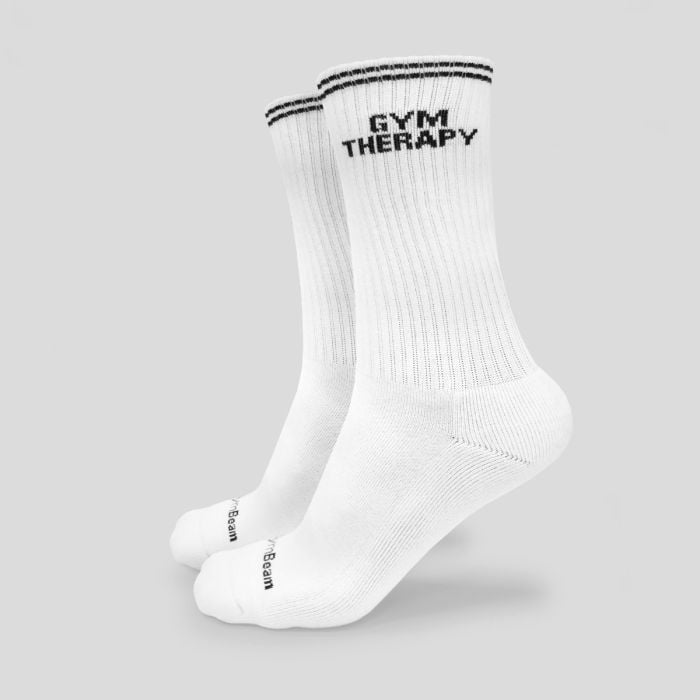 Calze Gym Therapy White - GymBeam M