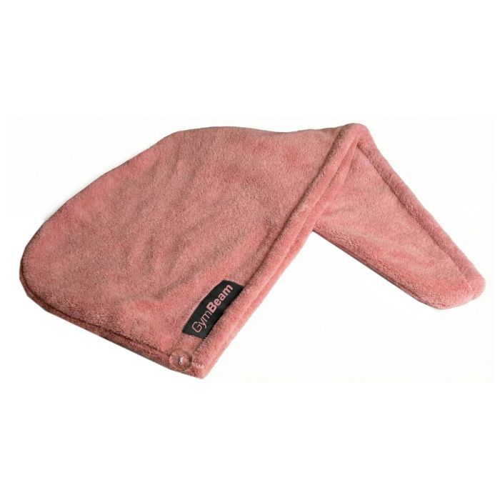 Turbante Asciugacapelli in Microfibra Pink - GymBeam single_variant