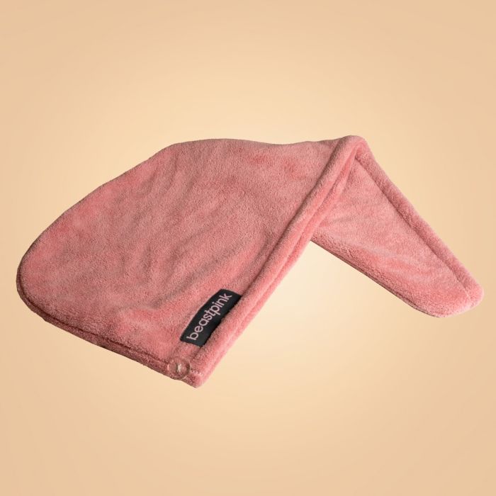 Turbante Asciugacapelli in Microfibra Pink - BeastPink single_variant