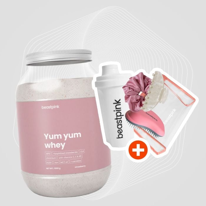 Proteine Yum Yum Whey - BeastPink 30 g - Strawberry Splash