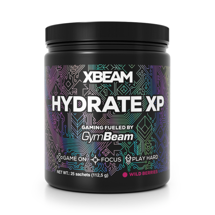 XBEAM Hydrate XP - Multivitaminico con Minerali - GymBeam Mela Verde - 112,5 g
