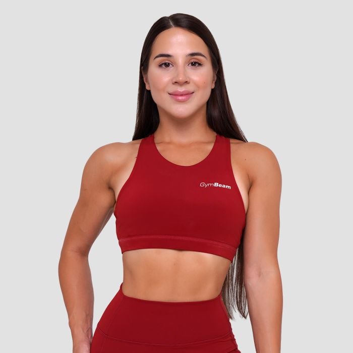 Reggiseno Sportivo Ignite Dark Red - GymBeam M