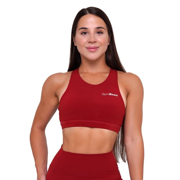 Reggiseno Sportivo Ignite Dark Red - GymBeam M