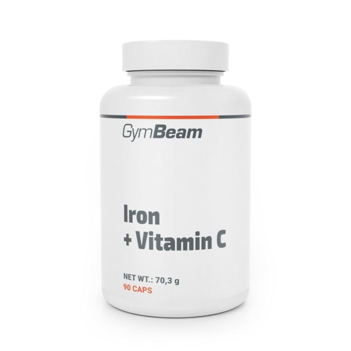 Ferro + Vitamina C - GymBeam 90 cps