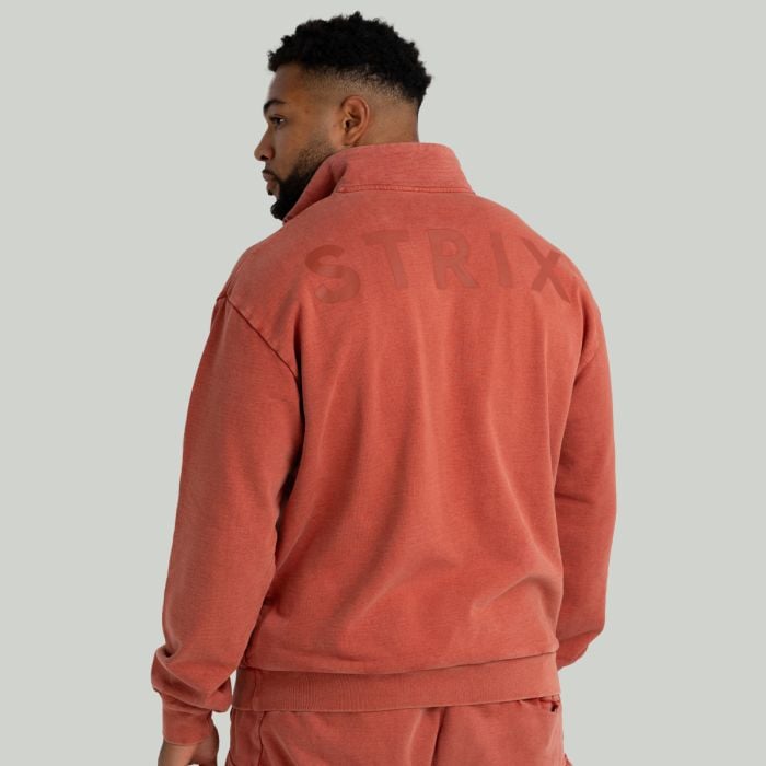 Felpa con Mezza Cerniera Slavata Terra - STRIX XXL