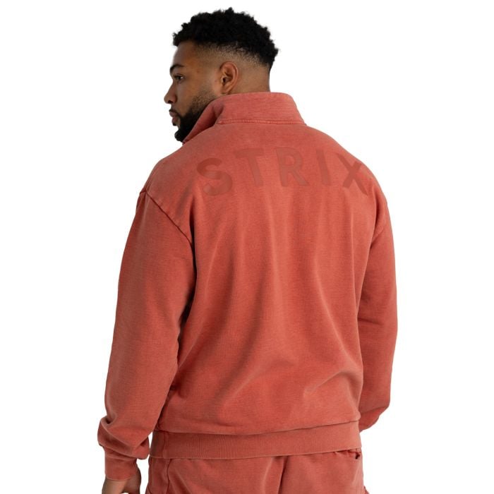 Felpa con Mezza Cerniera Slavata Terra - STRIX XXL