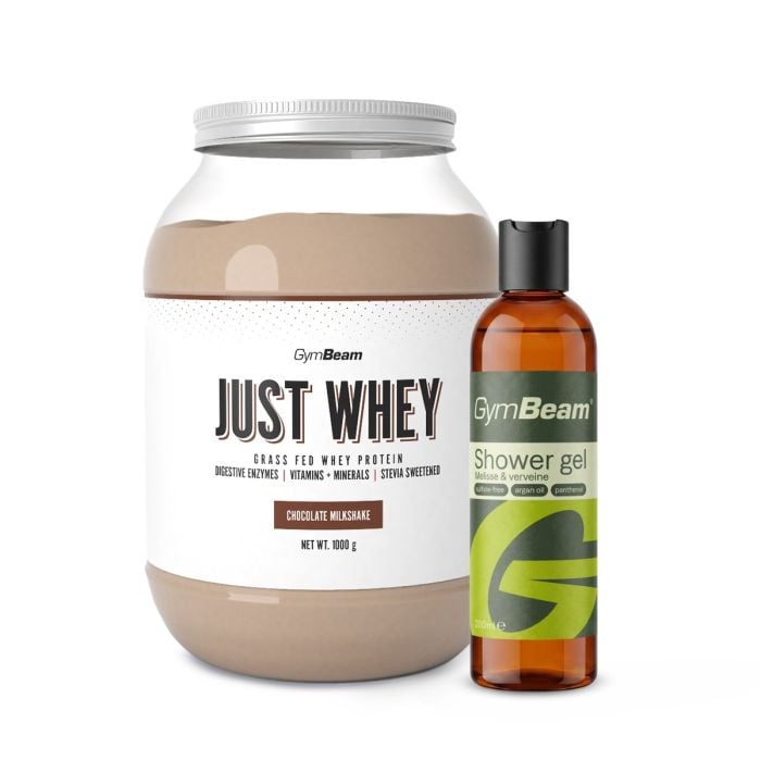 Just Whey Proteine Grass-Fed - GymBeam 1000 g - Milkshake al Cioccolato - 00