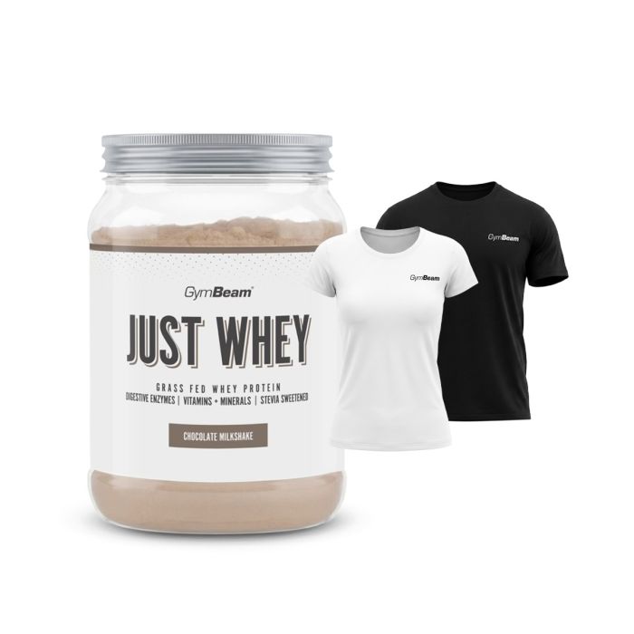 Just Whey Proteine Grass-Fed - GymBeam 1000 g - Milkshake al Cioccolato - 00