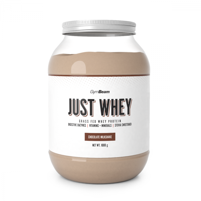 Just Whey Proteine Grass-Fed - GymBeam 1000 g - Milkshake al Cioccolato - 00