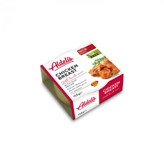 Chicken breast fillet with tomato sauce 155g - Aldelis