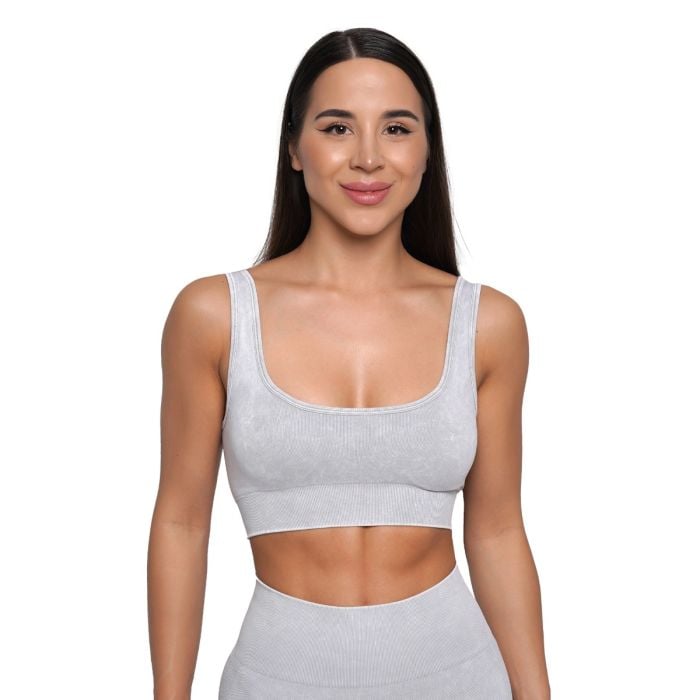 Reggiseno Sportivo Lift Seamless Grey - GymBeam XL