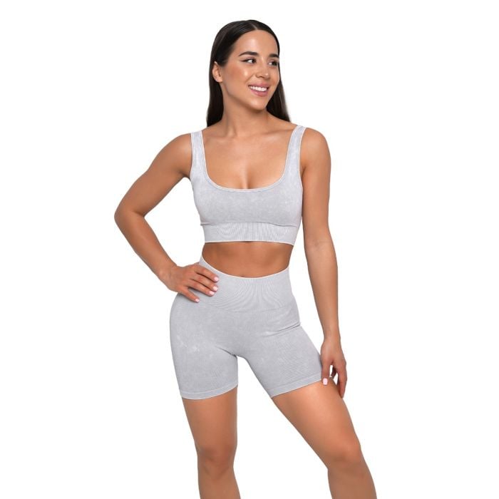 Reggiseno Sportivo Lift Seamless Grey - GymBeam XL