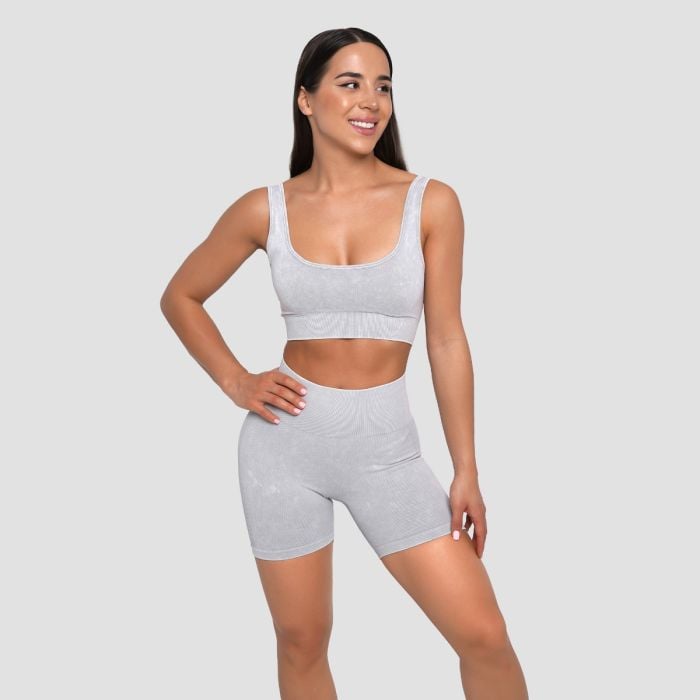 Reggiseno Sportivo Lift Seamless Grey - GymBeam XL