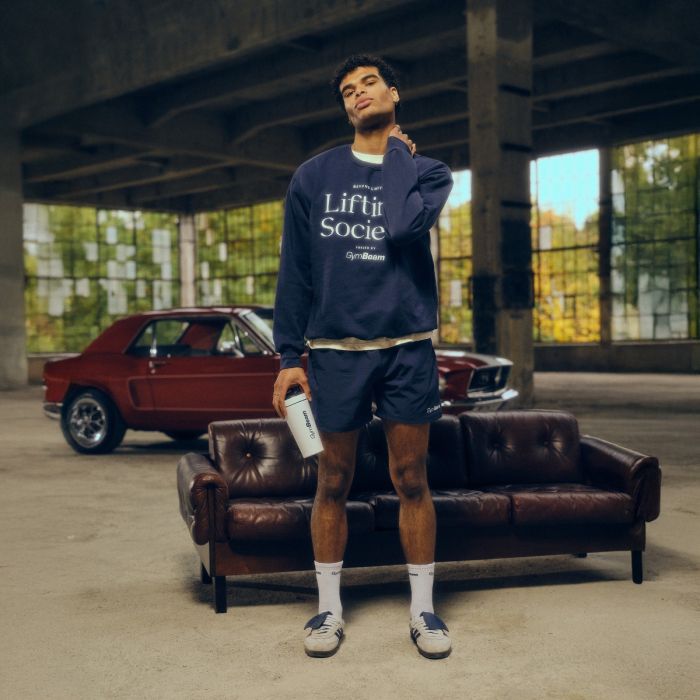 Felpa Lifting Society Nightfall - GymBeam L