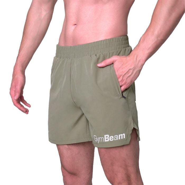 Pantaloncini Light Essence Green - GymBeam XXL