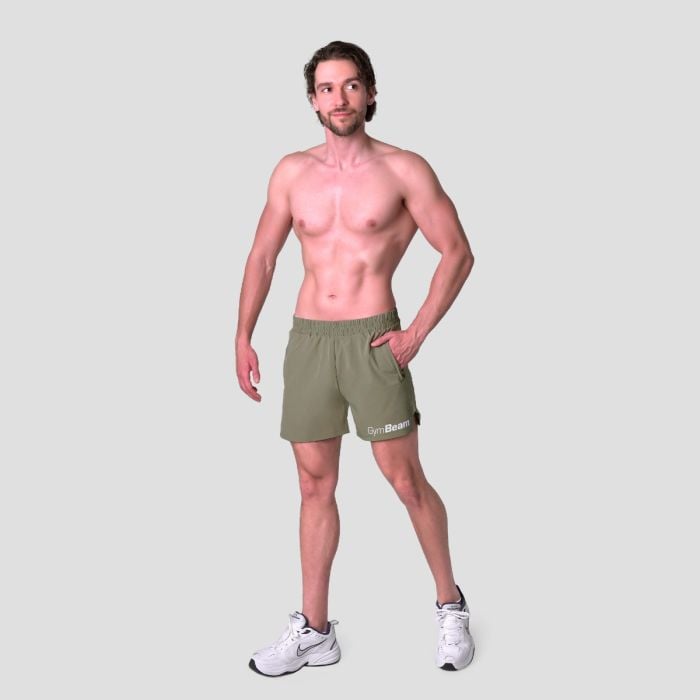 Pantaloncini Light Essence Green - GymBeam XXL