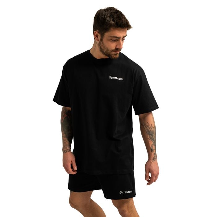 T-Shirt Oversize Limitless Black - GymBeam L