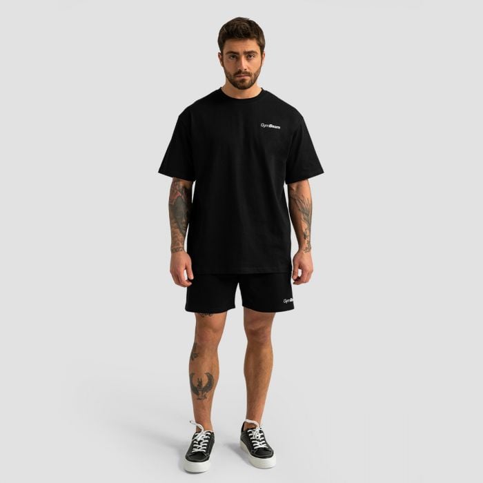 T-Shirt Oversize Limitless Black - GymBeam L