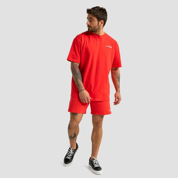 T-Shirt Oversize Hot Red - GymBeam M